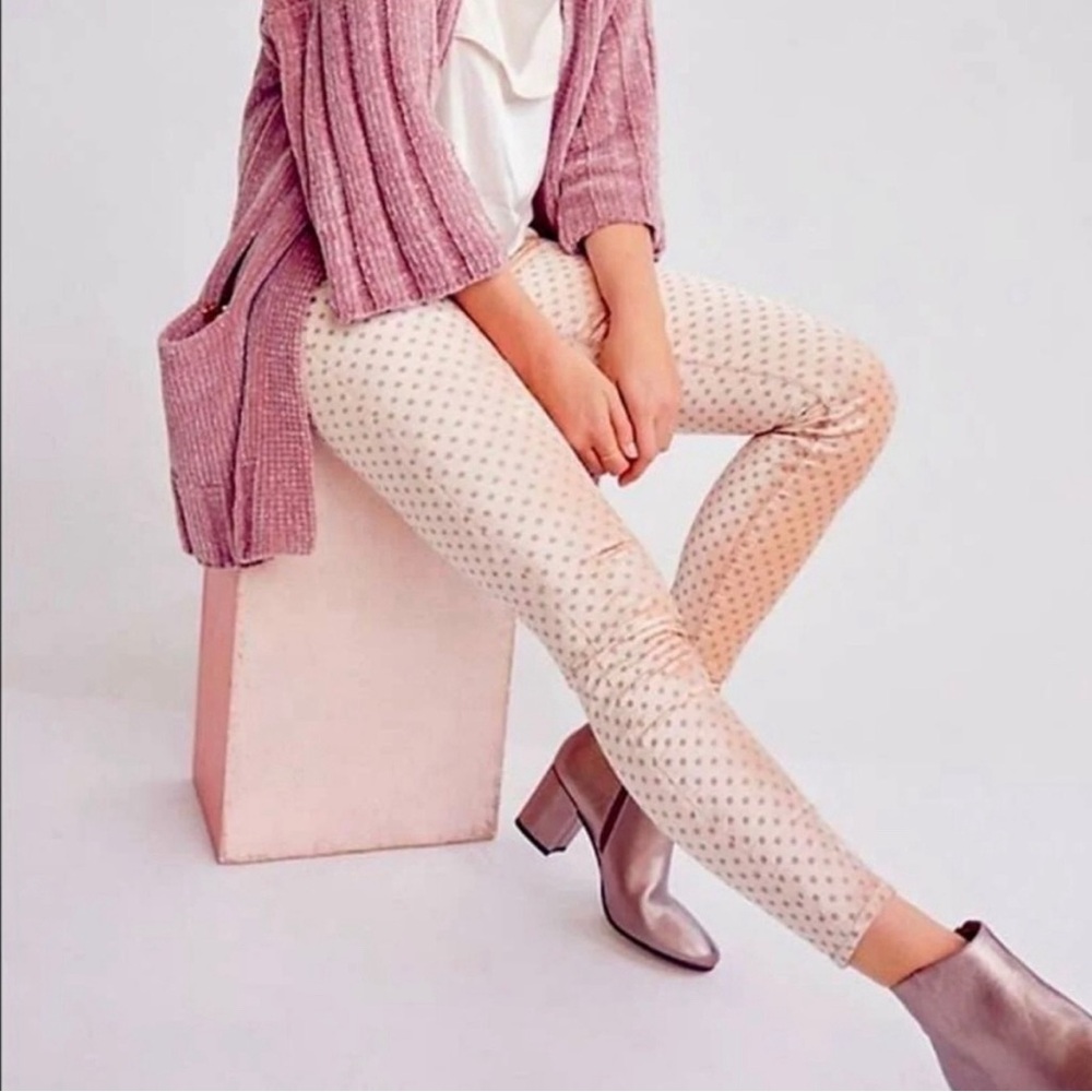 Anthropologie Pilcro & Letterpress Velvet Pants
